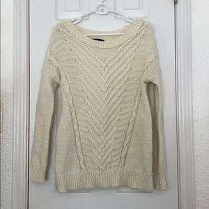 chunky knit sweater